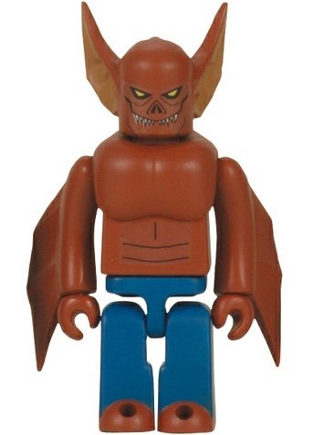 Man-Bat Kubrick 100% figure by Dc Comics, produced by Medicom Toy. Front view.