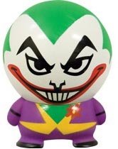 Joker figure by Dc Comics, produced by A&A Global Industries. Front view.
