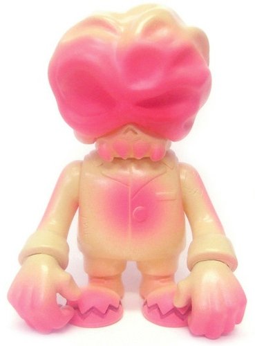 FrankenBrain - Pink figure by Secret Base X Super7, produced by Super7. Front view.