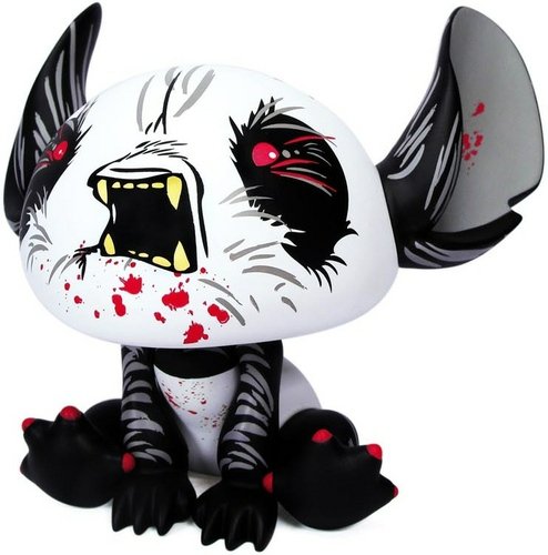 Angry Stitch - Vinyl Pulse Exclusive figure by Angry Woebots, produced by Mindstyle. Front view.