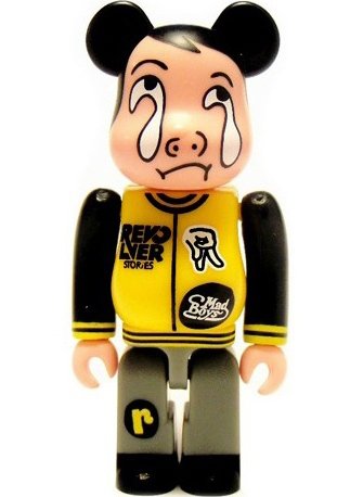 Revolver Be@rbrick 100%  figure by So-Me, produced by Medicom Toy. Front view.