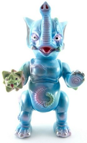 Boss Carrion Baby Blue figure by Paul Kaiju. Front view.