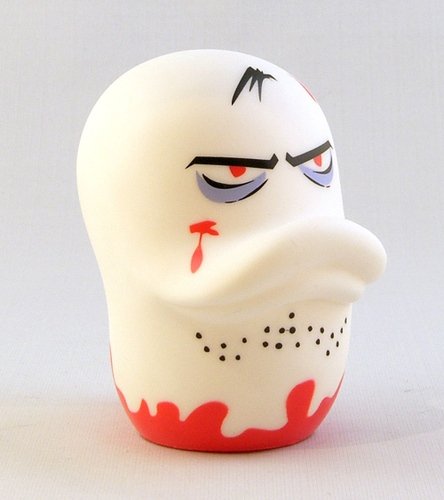 Redrum Buka figure by Frank Kozik, produced by Adfunture. Front view.