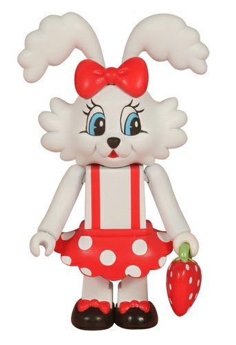 Cutie Bunny  figure by Shirley Temple , produced by Medicom Toy. Front view.