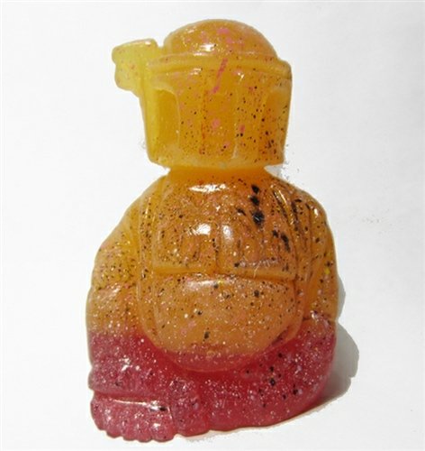 Buddha Fett - Fruit Plasma figure by Scott Kinnebrew, produced by Forces Of Dorkness. Front view.