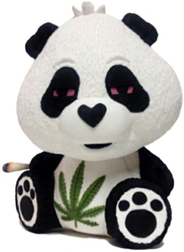 WeedBear - Stoned Panda Edition figure by Task One. Front view.