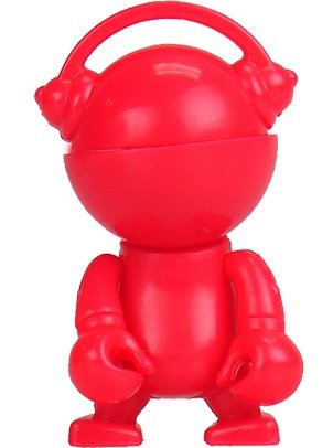 Trexi Neon (Red) figure, produced by Play Imaginative. Front view.