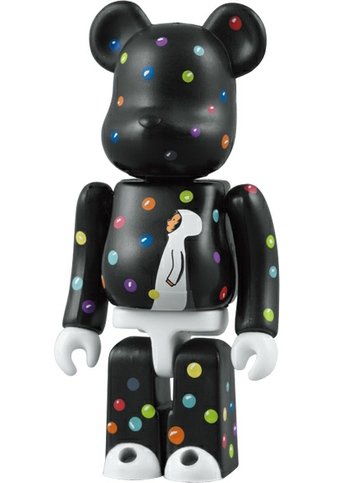 Jimmy Be@rbrick 100% - TTF 09 figure by Jimmy Liao, produced by Medicom Toy. Front view.