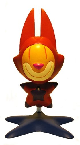 Rocket 00 - Red Version figure by Jack Kaminski, produced by Jack In The Box. Front view.