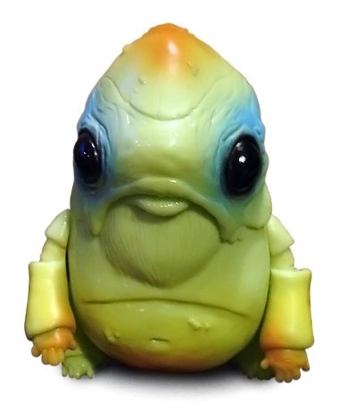 Big Muscamoot - Pumpkinseed figure by Chris Ryniak, produced by Squibbles Ink, Inc. & Rotofugi. Front view.