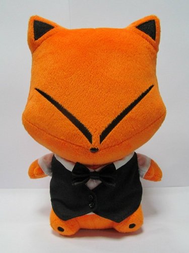 Floxy Tuxedo figure by Soma, produced by Patch Together. Front view.