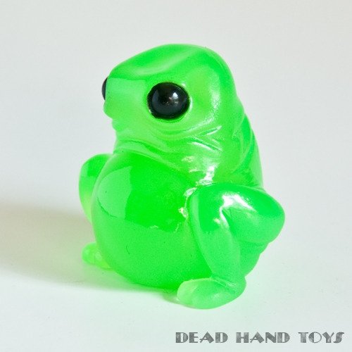 02 - Flourescent Green figure by Brian Ahlbeck (Lysol), produced by Dead Hand. Front view.