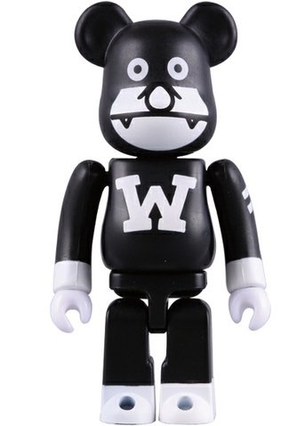The Wonderful Man Be@rbrick 100% - Subro  figure by The Wonderful! Design Works, produced by Medicom Toy. Front view.