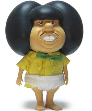 Pogeybait Doll figure by Daniel Clowes, produced by Presspop. Front view.