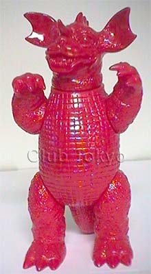 Baragon (バラゴン) - Lucky Bag 2 Red figure by Yuji Nishimura, produced by M1Go. Front view.