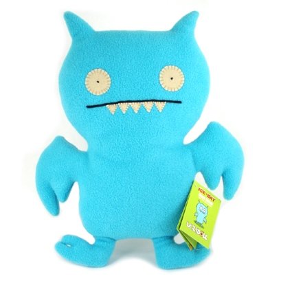 Uglydoll Ice-Bat 2002 Version figure by David Horvath X Sun-Min Kim, produced by Pretty Ugly Llc.. Front view.