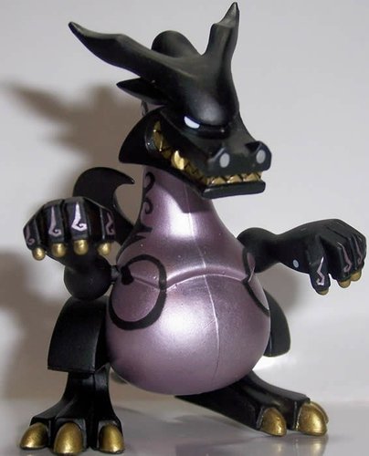 Mini GooN Black（ミニグーン　ブラック） figure by Touma, produced by Wonderwall. Front view.