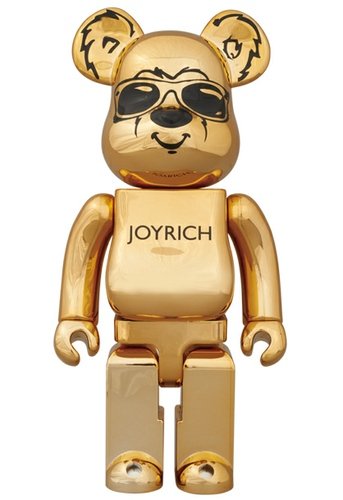 Joyrich Be@rbrick 400% figure, produced by Medicom Toy. Front view.