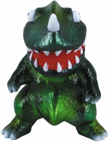 Dino Saikobi figure by Yoshihiko Makino, produced by Max Toy Co.. Front view.