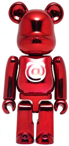Basic Be@rbrick - @  figure, produced by Medicom Toy. Front view.