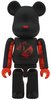 Project 1/6 Be@rbrick 100% - Black x Clear Red