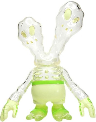 GhostFighter - Green Spirit figure by Brian Flynn, produced by Secret Base. Front view.