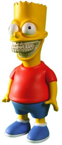 Bart Grin - SDCC 12 figure by Ron English, produced by Made By Monsters. Front view.