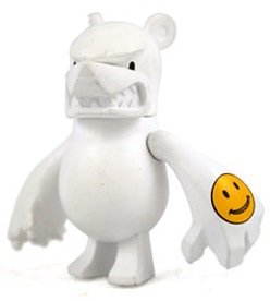 Knuckle Bear Capsule chase #1 figure by Touma, produced by Wonderwall. Front view.