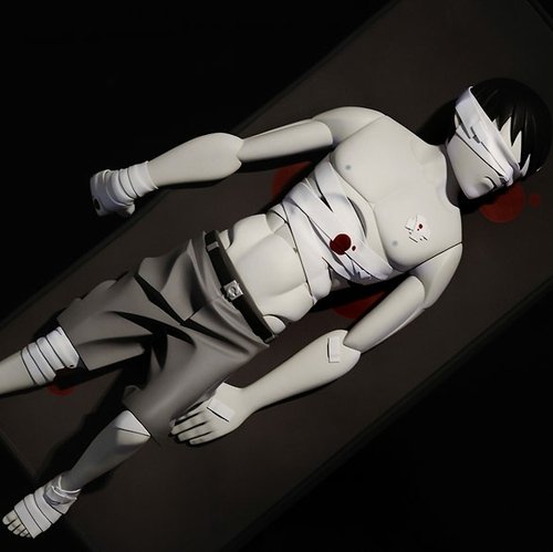 Pain in Dreams 1:3 figure by Mark Landwehr, produced by Coarsetoys. Front view.