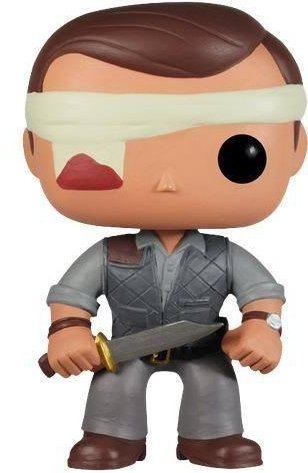 The Governor - Bloody Eye Patch figure by Funko, produced by Funko. Front view.