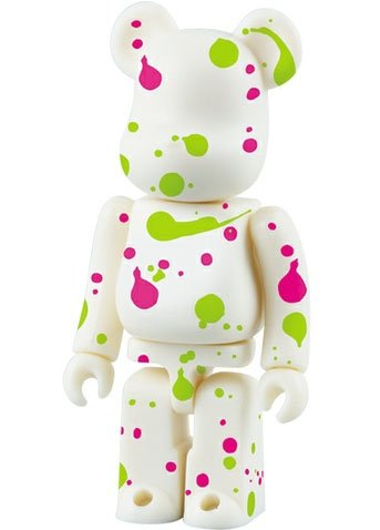 Bal x Dedue 5th Anniversary Be@rbrick 100% figure, produced by Medicom Toy. Front view.