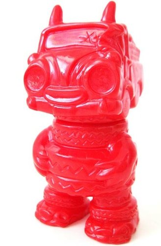 Pocket Smogun - Unpainted Red,  LB 12  figure by Gargamel, produced by Gargamel. Front view.