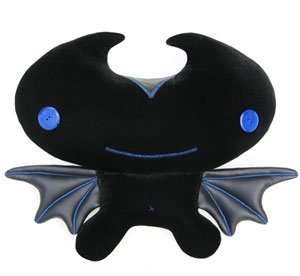 Bat figure by Cuddly Rigor Mortis. Front view.