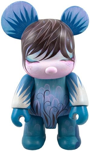 8 Inch Custom Qee figure by Jeremiah Ketner. Front view.