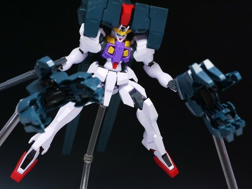HG 1/144 Gundam Raphael figure, produced by Bandai. Front view.