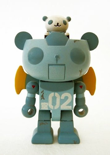 Panda Z - 02 Sky figure by Shuichi Oshida, produced by Megahouse. Front view.