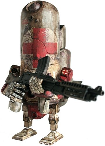 1G Medic Air Support figure by Ashley Wood, produced by Threea. Front view.