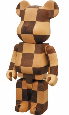 Karimoku Chess Wood Be@rbrick 400%