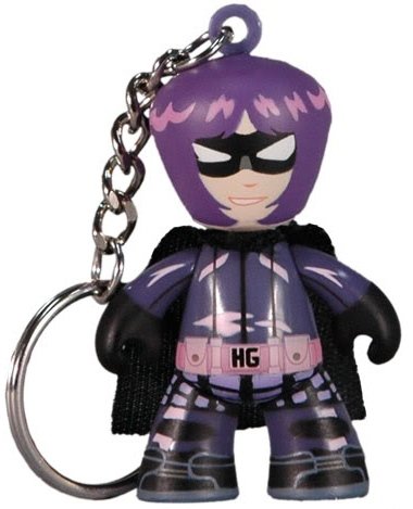 Hit Girl - SDCC 10 figure, produced by Mezco Toyz. Front view.