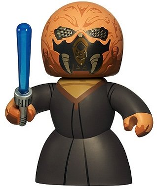 Plo Koon figure, produced by Hasbro. Front view.