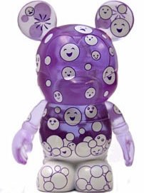 Bubbles - Purple Variant figure by Maria Clapsis, produced by Disney. Front view.