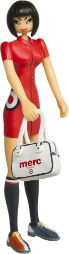 Lulu figure, produced by Merc London. Front view.