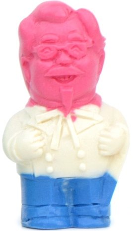 Lil Colonel Unpainted figure by Paul Lepree, produced by Ultra Pop. Front view.