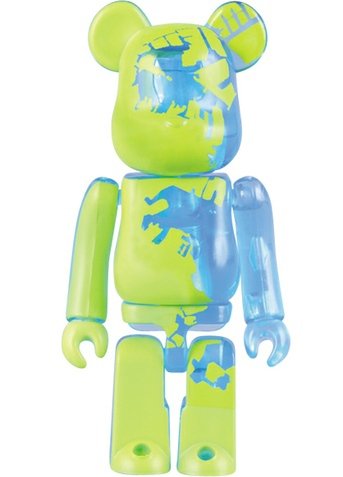 Y150 Be@rbrick 100% - Yokohama Port 150th Anniversary figure, produced by Medicom Toy. Front view.