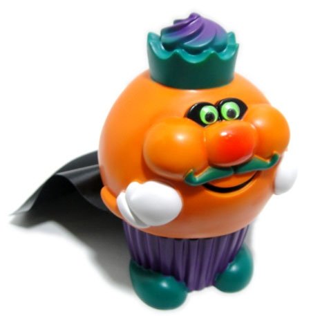Pumpking Cuppy Halloween - SF 57 figure by Aya Takeuchi, produced by Refreshment. Front view.