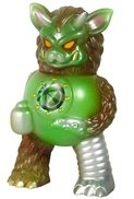 Partyball figure by Paul Kaiju, produced by Super7. Front view.