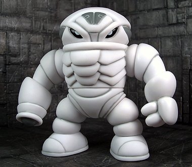 Armodoc Origin figure, produced by Onell Design. Front view.