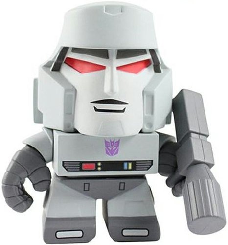 Megatron figure by Les Schettkoe, produced by The Loyal Subjects. Front view.