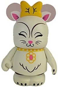 Kitty figure by Caley Hicks, produced by Disney. Front view.