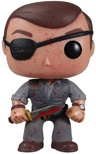 The Governor - Bloody figure by Funko, produced by Funko. Front view.